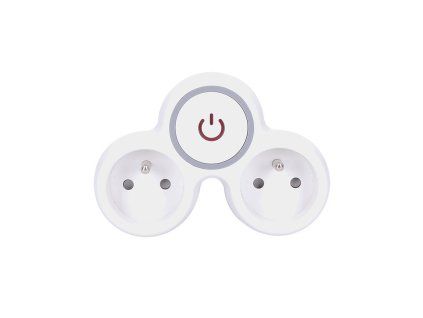 solight rozbocovac 2x 10a biely sivy vypinac