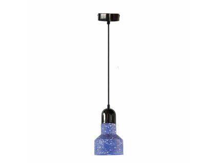zavesne svietidlo terrazzo modra 1 x e27 me0214r bl
