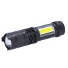 solight led nabijacie vreckove svietidlo so zoomom 100lm 70lm li ion usb cierna