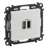valena life 753106 zasuvka usb ac biela