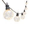 party svietiaci retazec spojovatelny micro led tepla biela gula 5 m lpl 10 globe