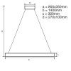 led svietidlo dialkovy ovladac 90w j6307 c