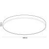 led stropna lampa opal do ovladanie hlasom 48w lc902mbv