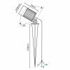 led zahradne svietidlo 7w ip67 gl522 4000k lgl423
