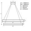 led svietidlo dialkovy ovladac 120w j4328 ch