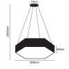 led zavesny luster na lanku 70w 4000k lcl7322 h