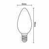led ziarovka filament biely 45w c35 e14 3000k zwf106