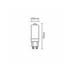 led ziarovka 39w g9 smd 2800k zls614