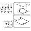 montazne klipy pre led panel 40w pl121 pl121h pl121h u snr001