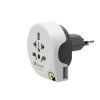 q2 power cestovny adapter world to switzerland usb 1100210