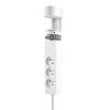 solight 3z usb ac prenosne stolne zasuvky 2m biela usb rychlonabijacka 20w pd