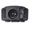 solight invertor 12v usb 500ma kovovy cierny max zatazenie 300w