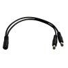 solight napajaci konektor pre led pasy 55 mm rozbocka 1x zdierka 2x konektor sacok 1 par