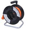 solight predlzovaci privod na bubne 4 zasuvky 25m oranzovy kabel 3x 15mm2