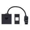 solight rj45 cat6 doplnkovy modul pre vstavane zasuvky serie pp128