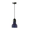 zavesne svietidlo terrazzo cierna 1 x e27 me0214r b