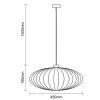 zavesny luster z masivneho dreva e27 450 wre131