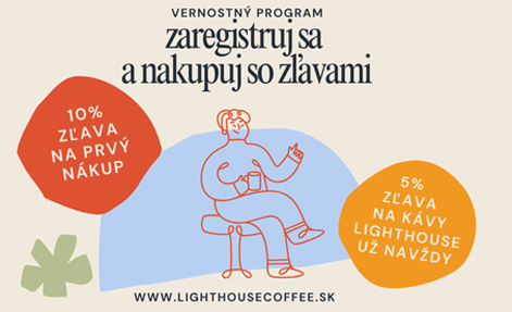 Vernostná zľava Lighthouse Coffee
