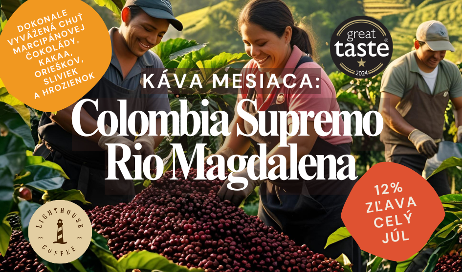 Lighthouse Coffee káva mesiaca Colombia Supremo Rio Magdalena