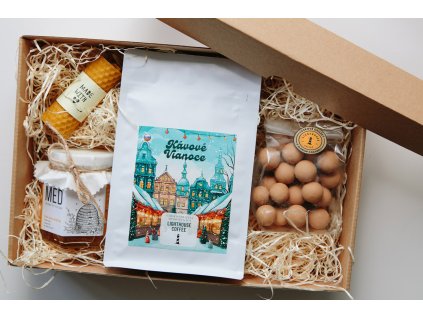 vianocna kava lieskovce v slanom karameli med a sviecka resize