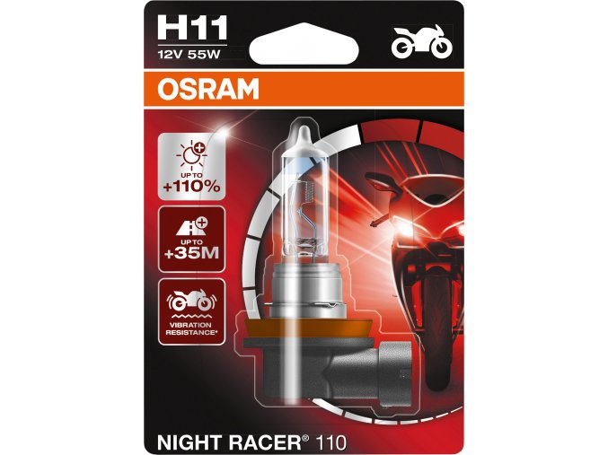 Žárovka H11 12V 55W PGJ 19-2 NIGHT RACER 110 OSRAM