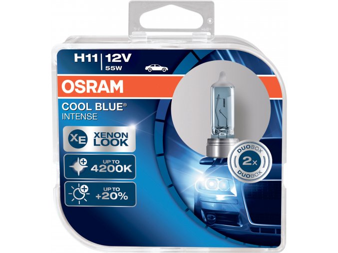 Žárovka H11 12V 55W PGJ 19-2 COOL BLUE Intense OSRAM