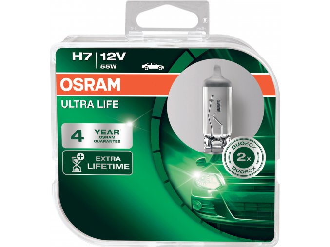 Žárovka H7 12V 55W PX26d ULTRA LIFE OSRAM