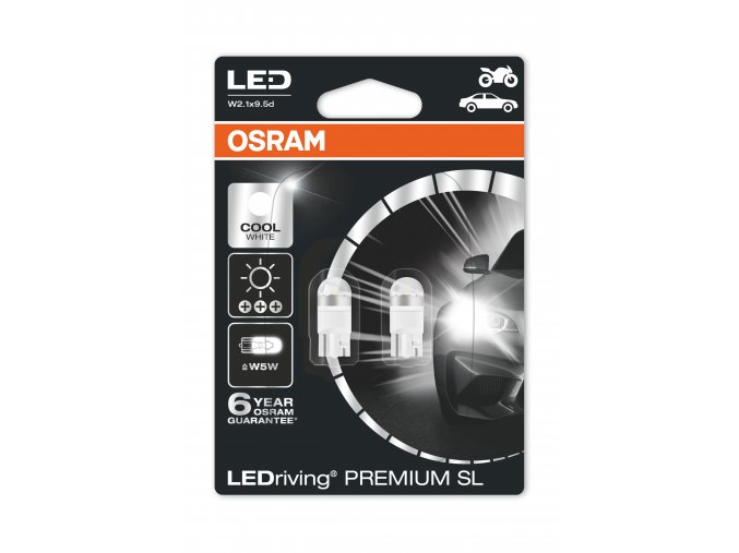 osram dam 8530370 LEDriving PREMIUM SL W5W 2850CW 02B Cool White