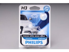 blistr H3 12V 55W PK22s WhiteVision PHILIPS