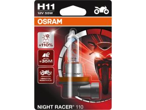 Žárovka H11 12V 55W PGJ 19-2 NIGHT RACER 110 OSRAM