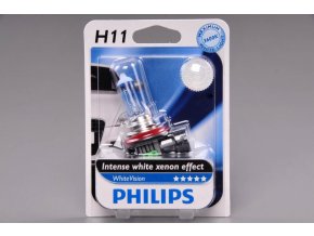 blistr H11 12V 55W PGJ 19 2 WhiteVision PHILIPS