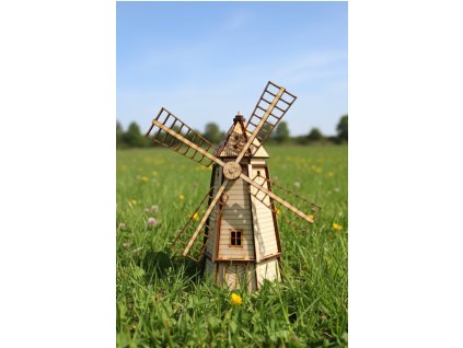 větrný mlýn puzzle