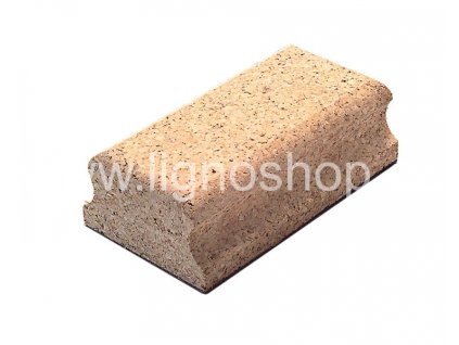 Sia blok na ruční broušení 70x125 korek