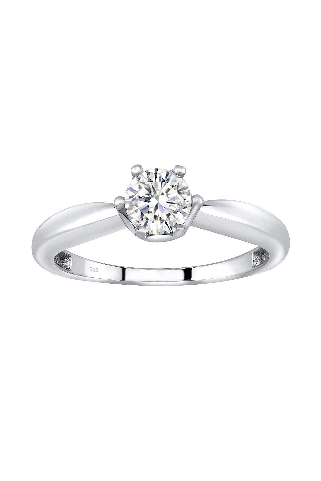 Strieborný prsteň s kameňom Swarovski® Crystals