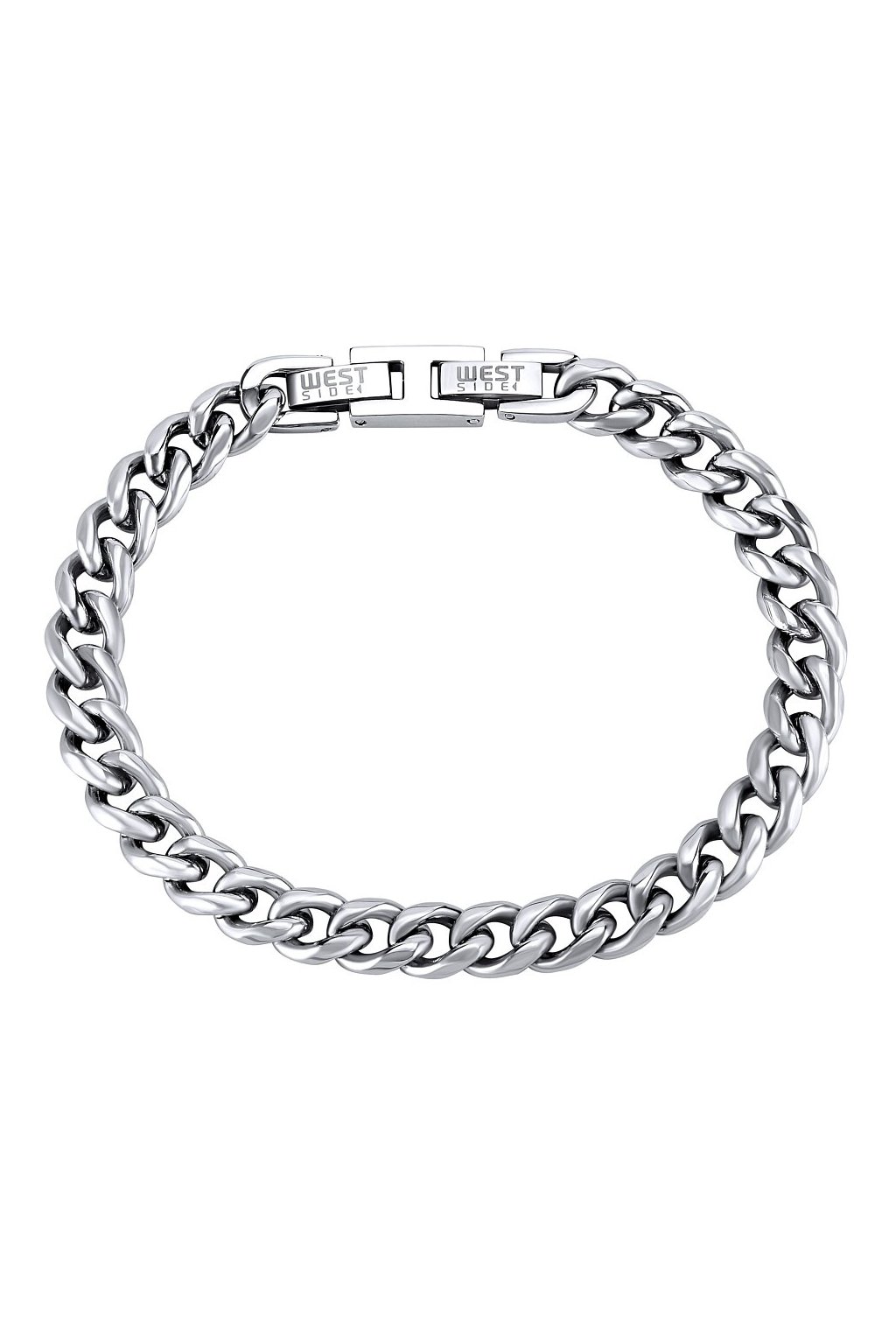 Náramok pre mužov CURB 8 mm z chirurgickej ocele