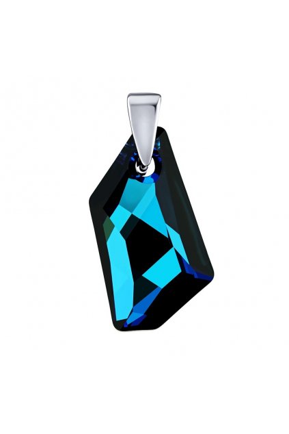 Strieborný prívesok De-Art  Bermuda Blue so Swarovski® Crystals
