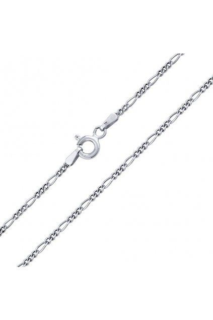 Strieborná retiazka - náhrdelník Figaro 2,3 mm