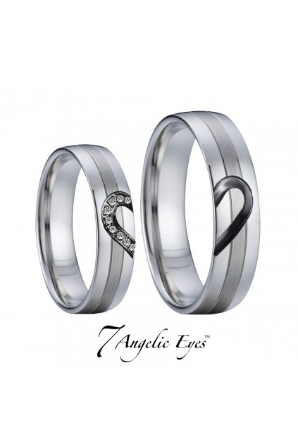 Obrúčky z chirurgickej ocele 7 Angelic Eyes