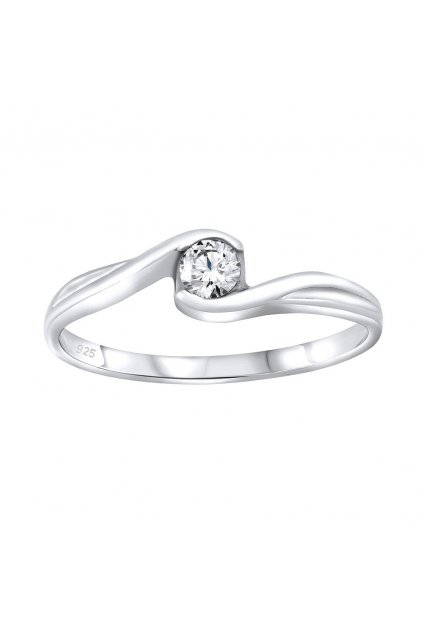 Strieborný prsteň so Swarovski® Crystals kameňom