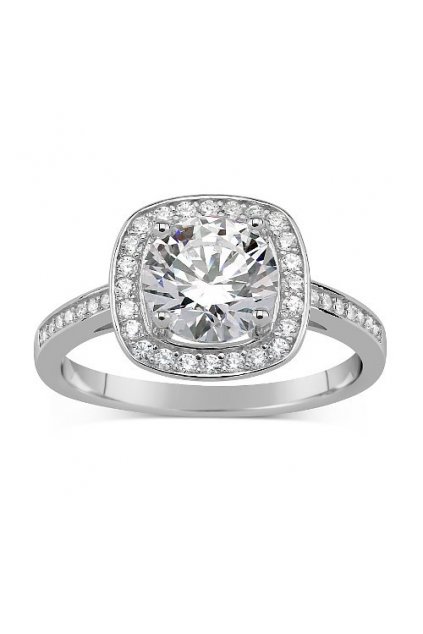 GIO Caratti strieborný prsteň so Swarovski® Crystals