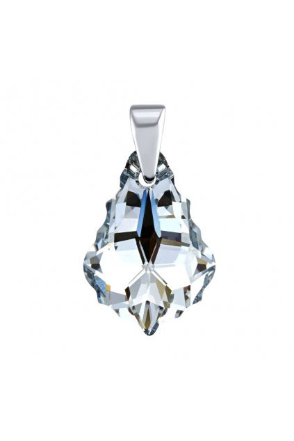 Strieborný prívesok Baroque 11x16mm Argent vyrobený so Swarovski® Crystals