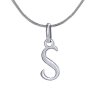 Prívesok zo striebra písmeno S