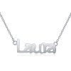 Strieborná retiazka s menom Laura
