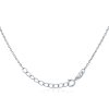 Strieborný náhrdelník s príveskom INFINITY forever