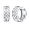 Strieborné kruhové náušnice ATHENA so zirkónmi