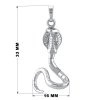 Prívesok zo striebra - kobra