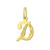 Zlatý prívesok písmeno D