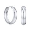 Strieborné náušnice - kruhy 5x20mm