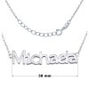 Strieborná retiazka s menom Michaela