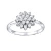 Strieborný prsteň ALIVIA so Swarovski ® Zirconia